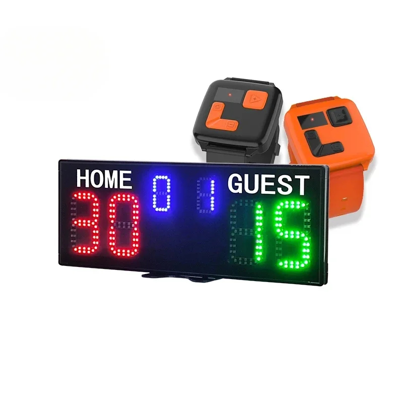 Badminton Score Counter - Elektronische Tragbare LED-Anzeigetafel für Tennis, Basketball