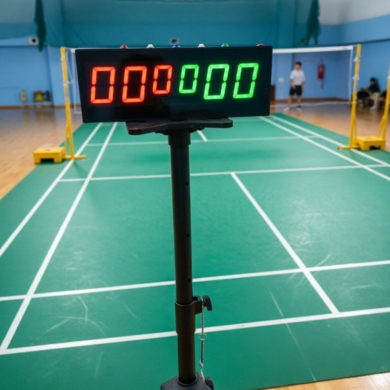 Badminton Score Counter - Einstellbarer Badminton-Punktezähler, wiederaufladbarer Tischtennis-Punktezähler, elektronische Punktezähler