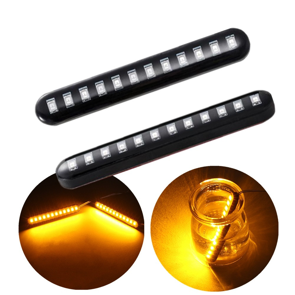 Badminton Flash - 2 Stücke 12 LED Moto Signalleuchten