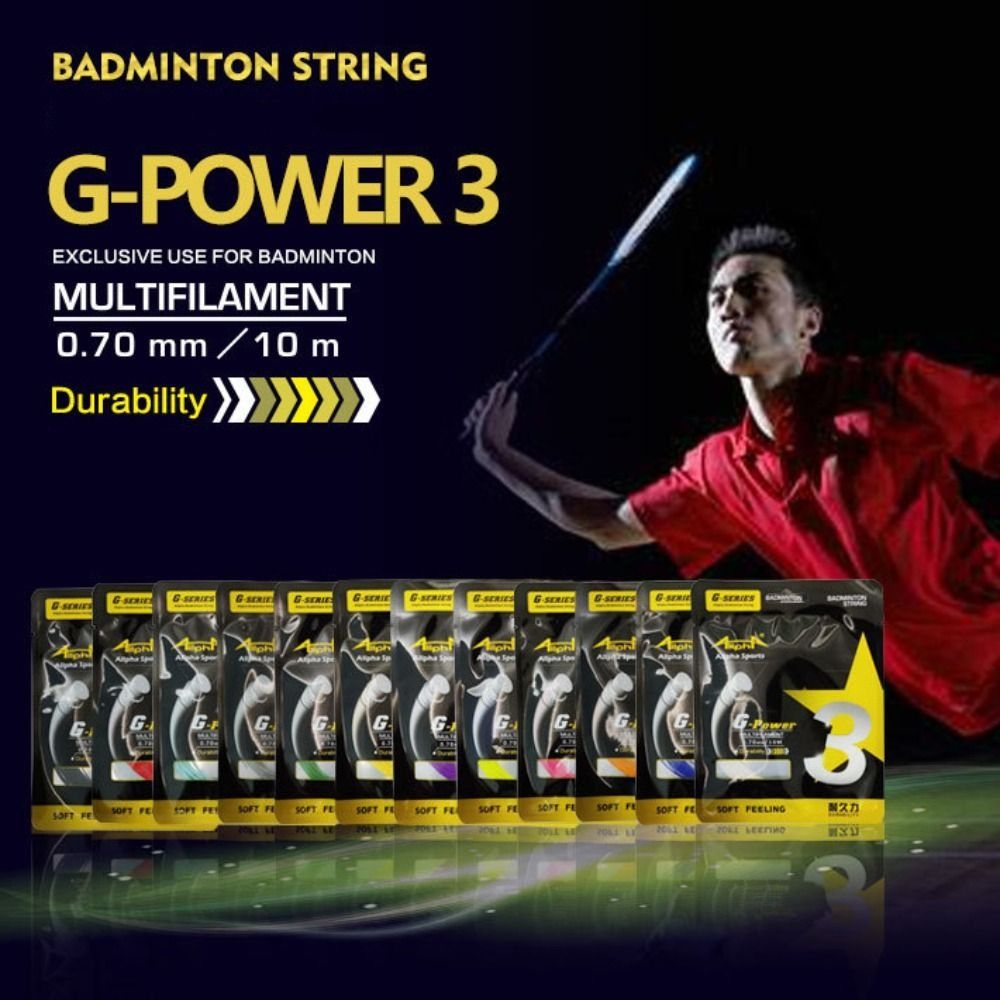 Badminton Yonex String - 10 Stück Badminton schnur 0,7mm g3