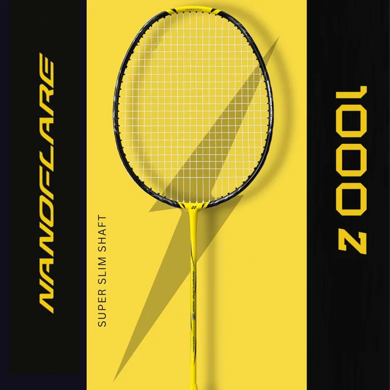 Badminton Yonex String - YONEX NANOFLARE 1000Z Carbon Leichtgewicht-Badmintonschläger Speed-Schläger