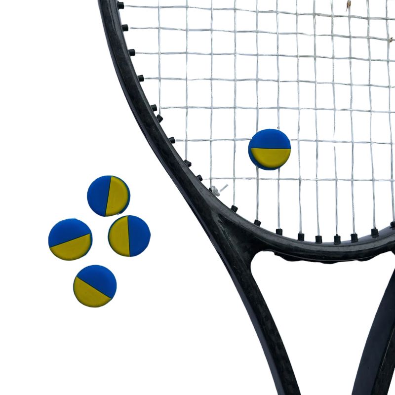 Racket Vibration Dampener - 4 Teile/los Ukraine Flagge Tennis Vibration