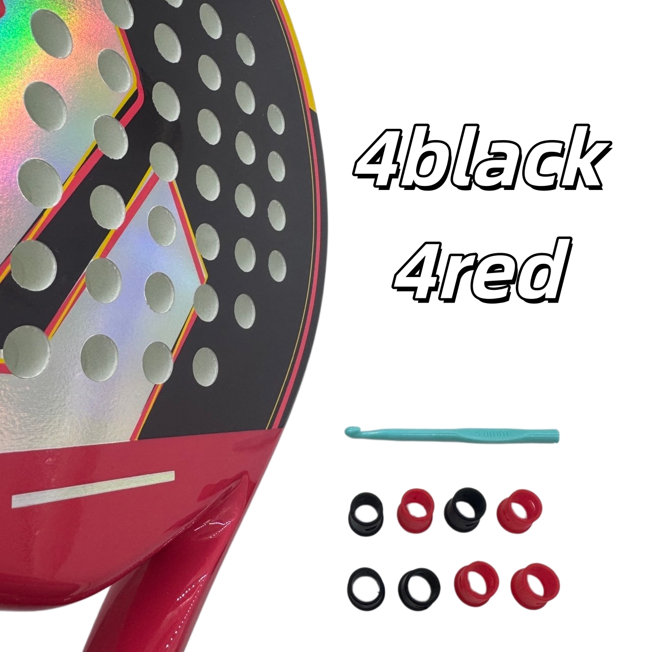 8 Stück schwarz-rote Tennissch – Racket Vibration Dampener Bewertung und Preis