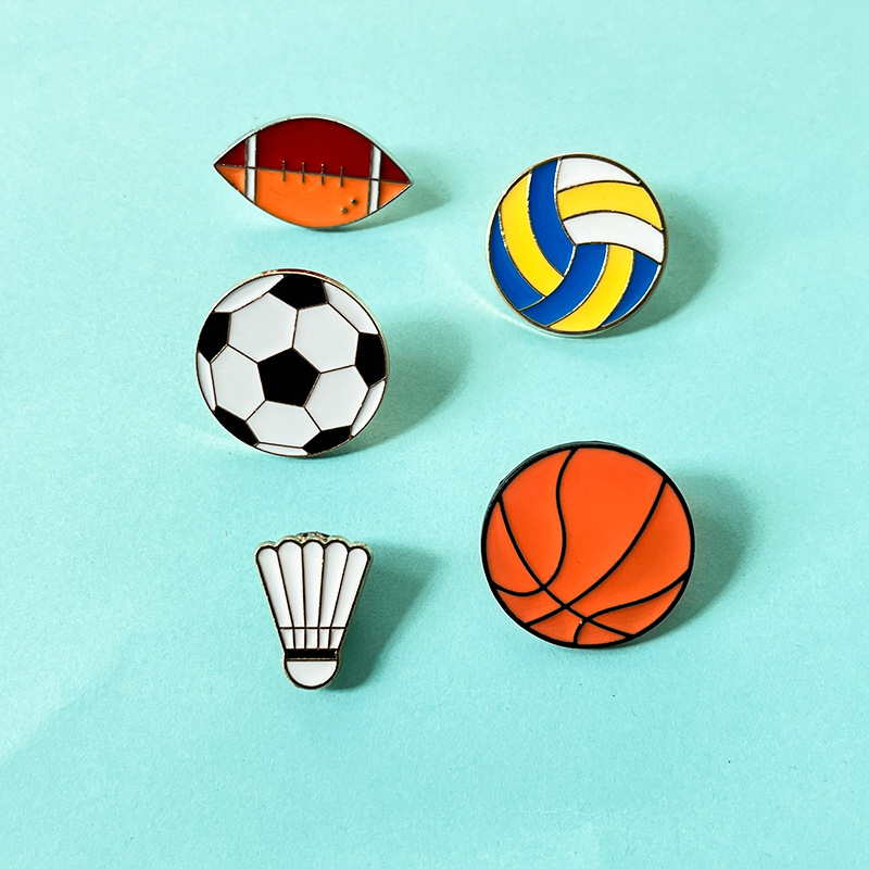 Cartoon Sport Ball Broschen Se – Badminton Icon Bewertung und Preis
