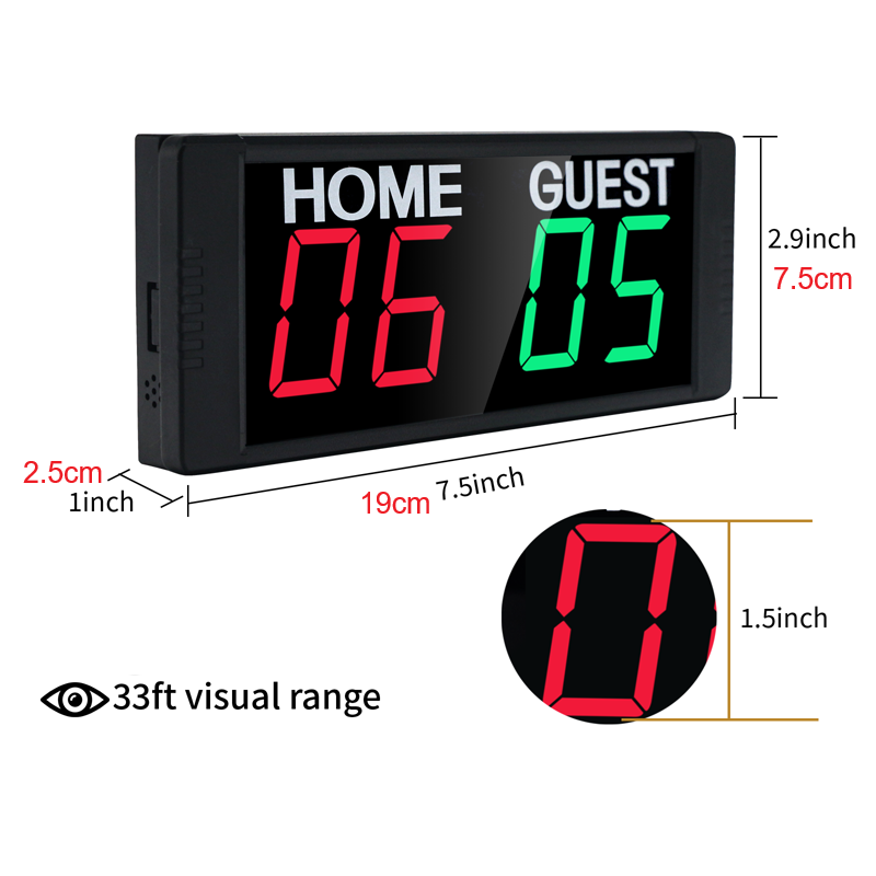Tragbare LED-Mini-Anzeigetafel – Badminton Score Counter Bewertung und Preis