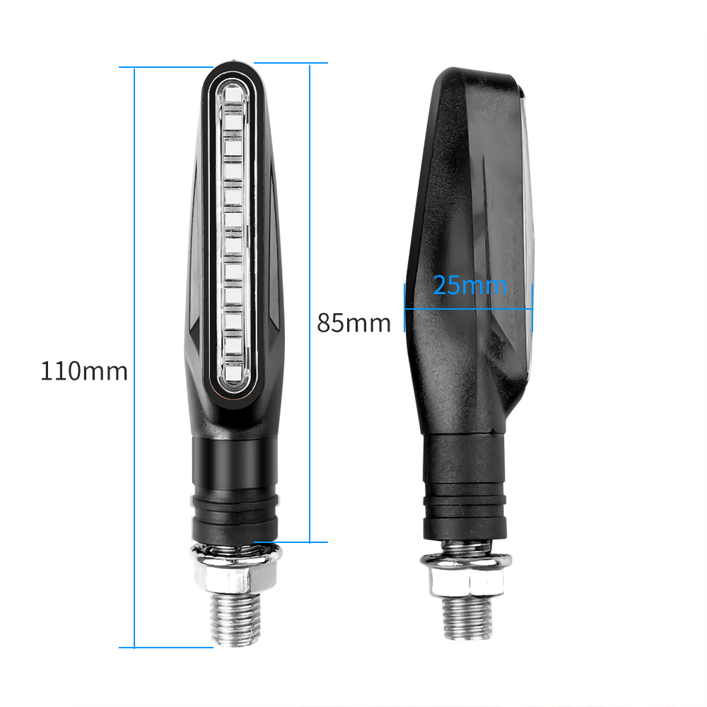 2PCS LED Motorrad Blinker Lich – Badminton Flash Bewertung und Preis