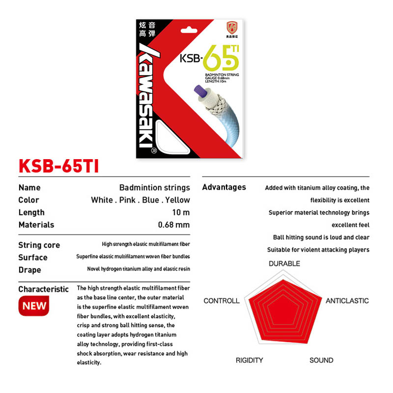 Kawasaki Professionelle Badmin – Badminton Yonex String Bewertung und Preis