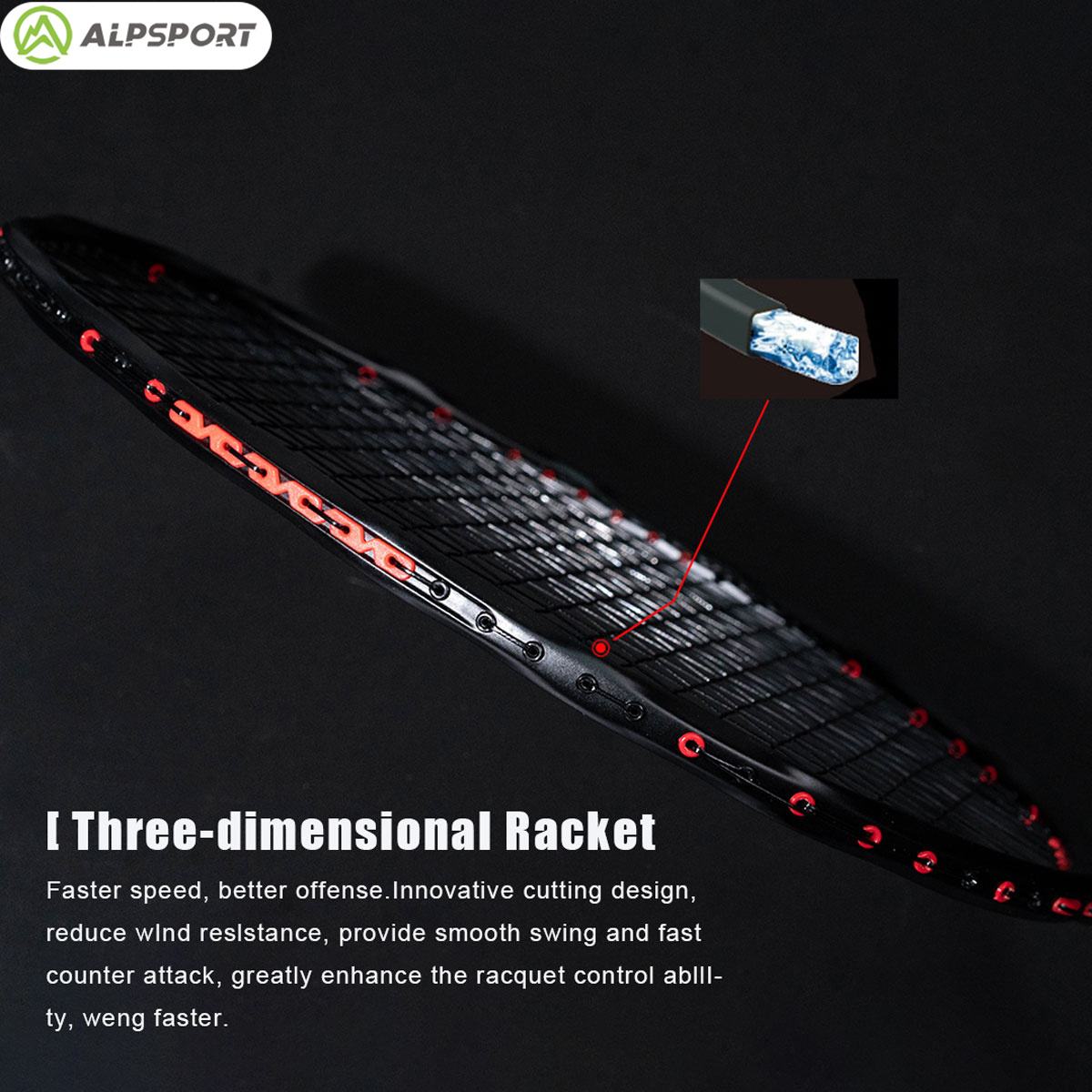 Alpsport MH-V5 5U 75g Gewellt  – Badminton Yonex String Bewertung und Preis